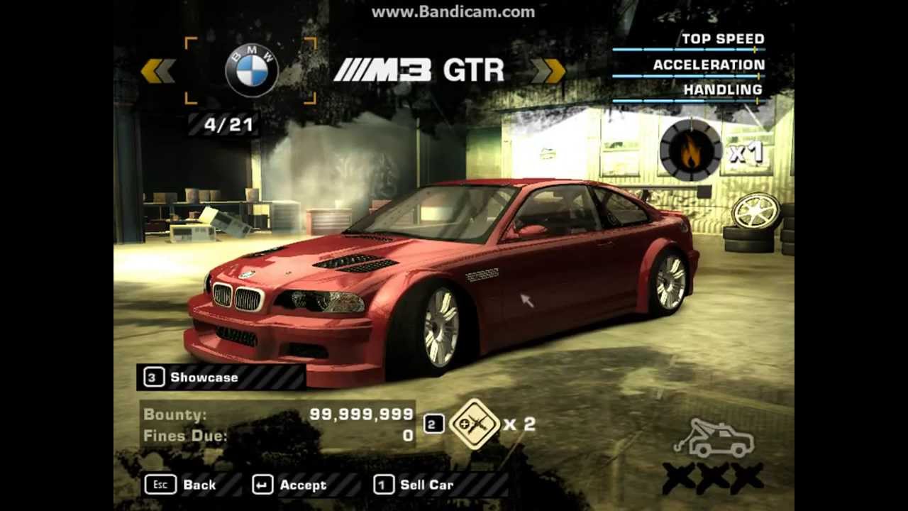 nfs most wanted black edition trainer